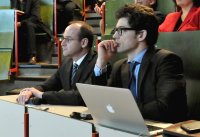 Bild (v.l.): Prof. Dr. Thomas A. Schildhauer (Wissenschaftliche Leitung „Bochum Treff“) und Priv.-Doz. Dr. Dominik Seybold (Wissenschaftliche Organisation „Bochum Treff“) – Bildnachweis: Volker Daum/Bergmannsheil
