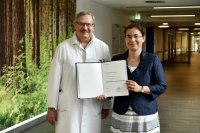 Prof. Dr. Martin Tegenthoff und Jun.-Prof. Dr. Elena Enax-Krumova - Bildnachweis: Volker Daum/Bergmannsheil