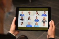 Zwölf Video-Statements in zwölf verschiedenen Sprachen sind in den nächsten Wochen in den Social-Media-Kanälen des Bergmannsheils zu sehen. Bildnachweis: Bergmannsheil