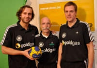 Fit gegen Ungarn. (v.l.) Silvio Heinevetter, Klaus-Peter Mellwig, Martin Heuberger (Foto Anna Reiss)