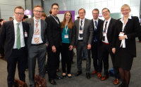 Herzspezialisten in Leipzig: (v.l.) Dr. Michiel Morshuis, PD Dr. Jochen Börgermann, Sven Helms, Stefanie Rost, Prof. Dr. Jan Gummert, Dr. Jakub Sunavsky, Dr. Konstantin Preindl und Dr. Katharina Tigges-Limmer (Foto HDZ NRW).