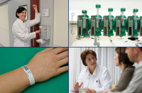 Sicherheitskultur im HDZ NRW: Das Klinikum trifft beispielhafte Vorsorge u.a. in den Bereichen Hygiene (1), Sturzprävention, Arzneitherapiesicherheit (3), Kommunikation (6) und Verwechslungsgefahr (4) (Foto Armin Kühn).