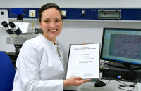 Marina Palmhof im Labor