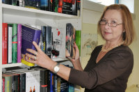 Dagmar Moldenhauer betreut die literarische Tauschbörse Dagmar Moldenhauer betreut die literarische Tauschbörse