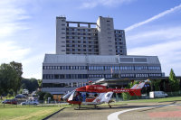 Rettungshubschrauber am Universitätsklinikum Knappschaftskrankenhaus Bochum 